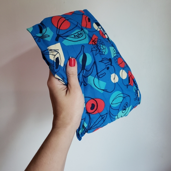 NWT lularoe fancy fruit color contrast leggings - Picture 3 of 13